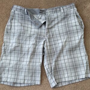 Nike Golf Gray Plaid Men's Shorts